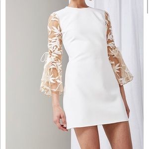 Fast Lanes white mini dress